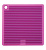 Прихватка Mastrad  из силикона квадратная, фиолетовая F83405