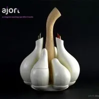 ПО ЧЕСНОКУ. AJORI: ЕМКОСТИ ДЛЯ СПЕЦИЙ В ФОРМЕ ЧЕСНОЧНОЙ ГОЛОВКИ