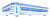 Контейнер EMSA 1,65л. прямоугольный для нарезки, прозрачный /голубой CLIP&CLOSE 3D 509040