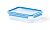 Контейнер EMSA 1,2л. прямоугольный, прозрачный /голубой CLIP&CLOSE 3D 508542